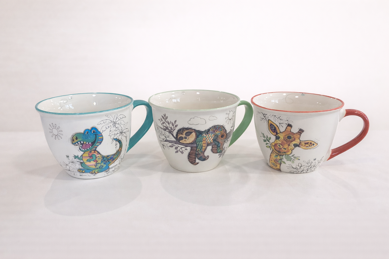 Mugs décorés animaux