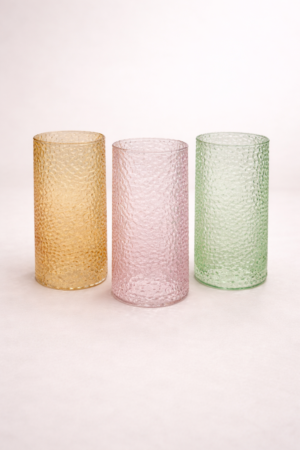 Vase en verre coloré