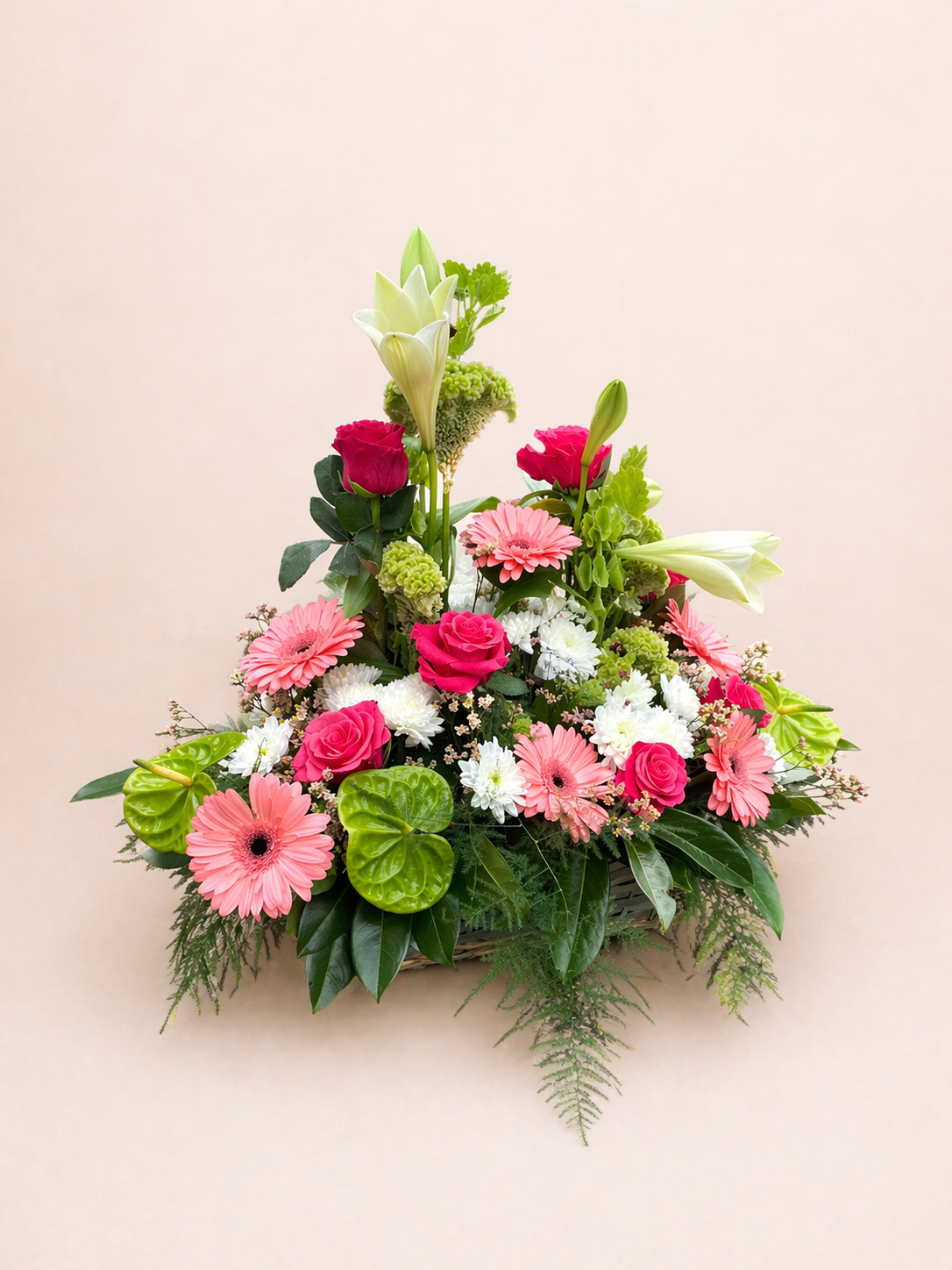 Harmonie florale rose & blanc