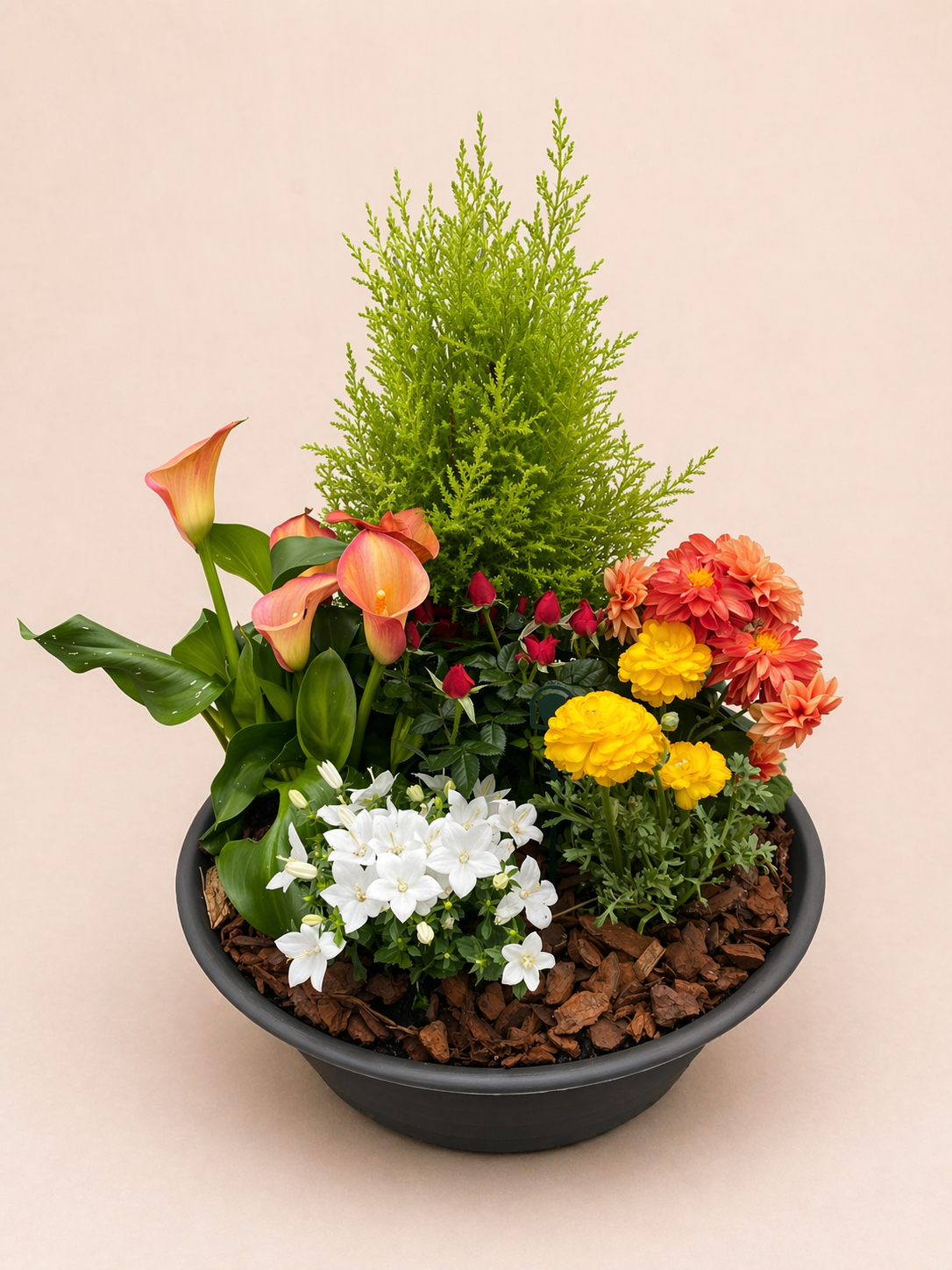 Jardinière fleurie