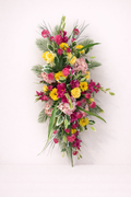 Dessus de cercueil Roses et Orchidée