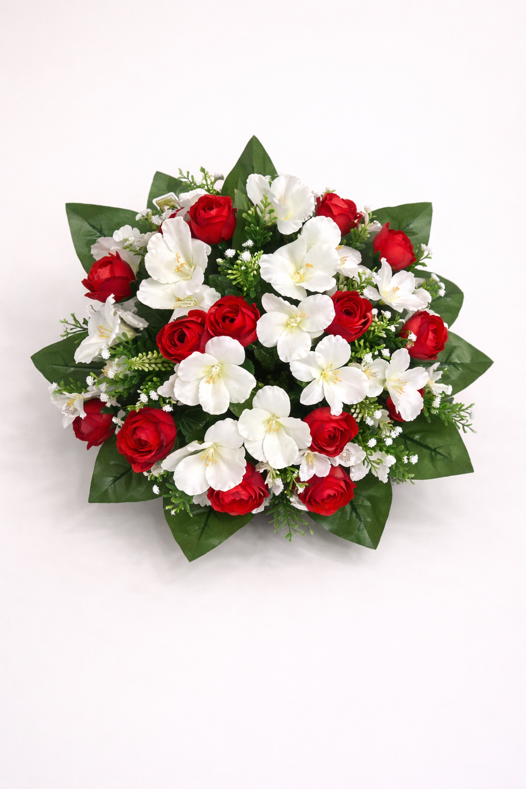 Composition florale Rouge & Blanc