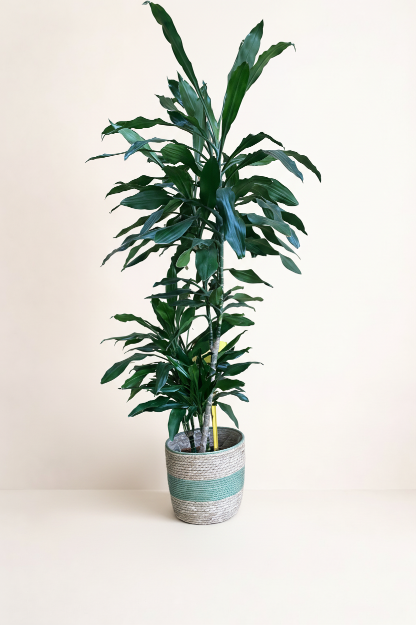Dracaena avec fond beige