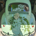 VW Beetle décorée - recadrée